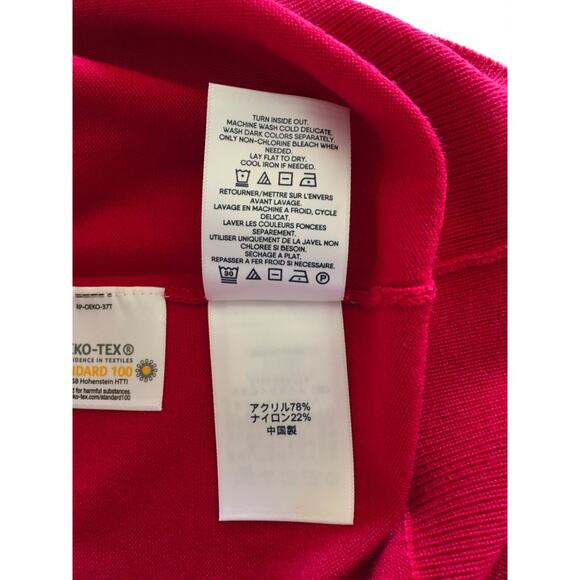 Lands’ End School Uniform Men's Performance V-neck Sweater Sz L Rich Red NWT - Picture 11 of 15